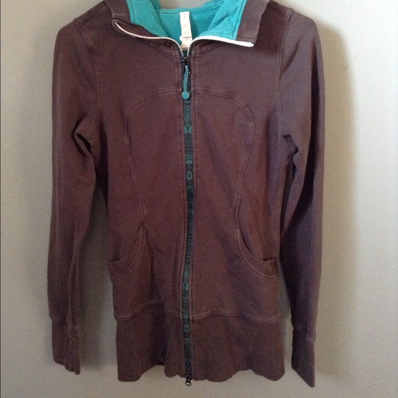 Lulu Lemon Grey Scuba hoodie