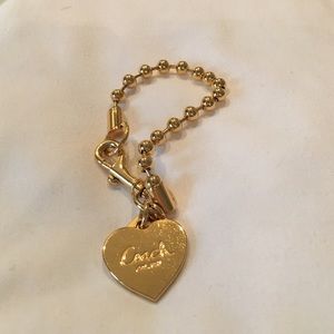 Heart Coach Chain Gold Bracelet