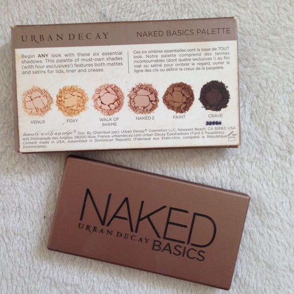 ✖️SOLD✖️Naked basics palette (3 colors touched 1x)