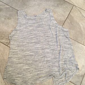 Gray Old Navy Split back tank