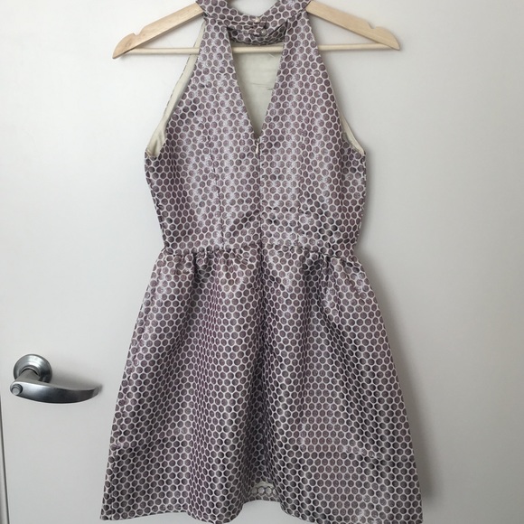 Retro Polkadot Halter Dress - Picture 3 of 3