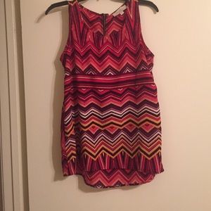 Olive &  Oak Chevron shell blouse.