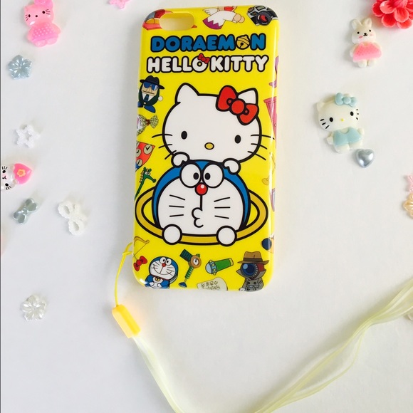 Hello Kitty and Doraemon Iphone 6/6S Case - Picture 1 of 2