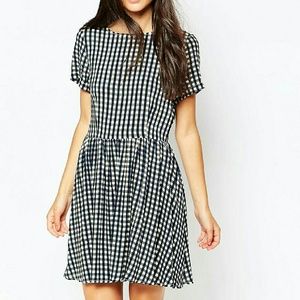 AX Paris Checkered Skater Dress
