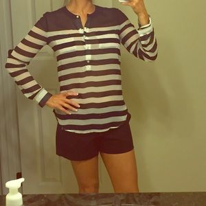 Old Navy striped blouse