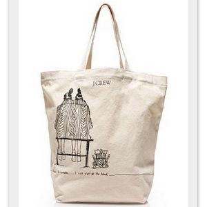 NWT J.Crew Reusable Canvas Tote