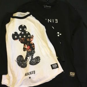 Neff X Disney pull over and baseball tee