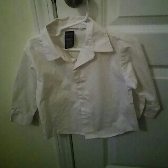 3T while long sleve oxford shirt