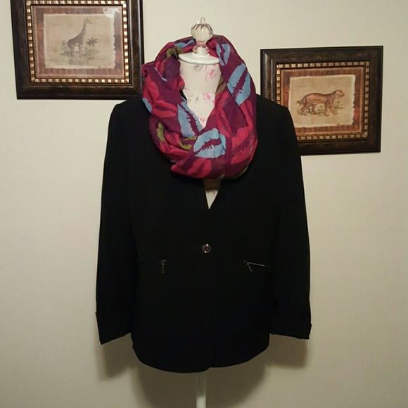 Tahari Black Blazer