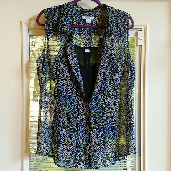 Button Up Shirt With Attached Undershirt - image 2