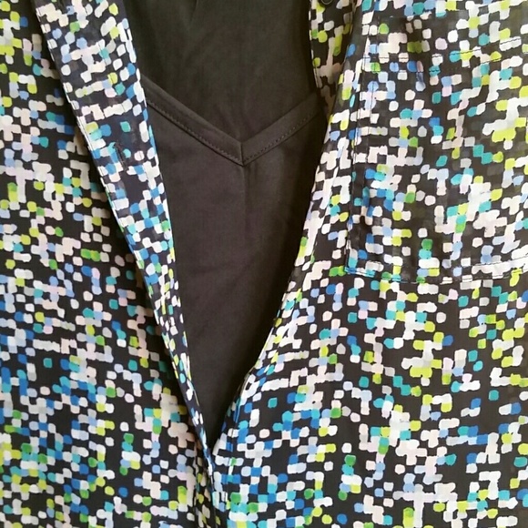 Button Up Shirt With Attached Undershirt - image 4