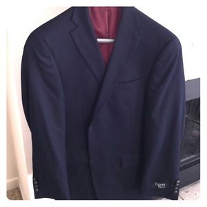Hart Schadfner Marx Navy Blazer 40R