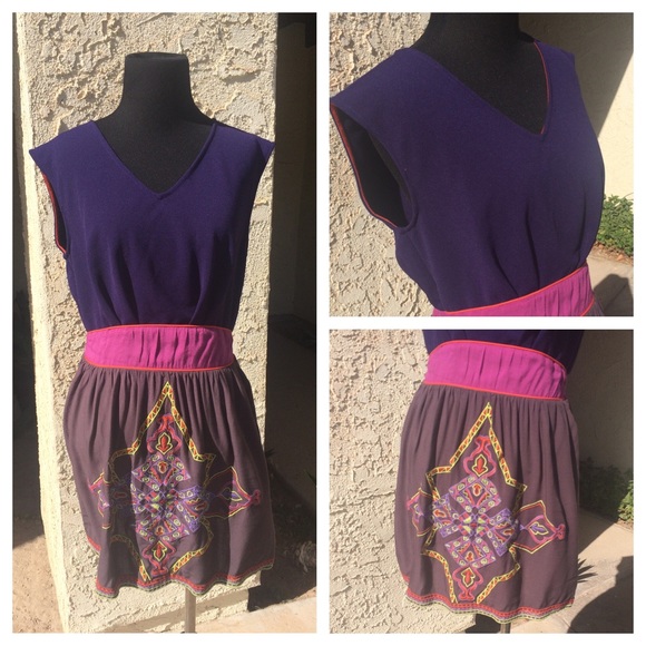 Fit & Flare Dress With Skirt Design