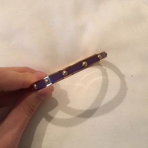 Purple and Gold Coach Bangle