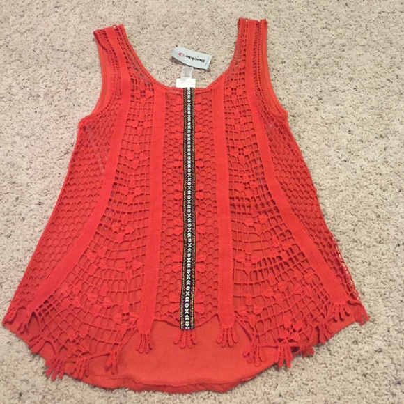 NWT ORANGE TOP