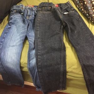2 pairs of size 8 slim boy's Arizona jeans
