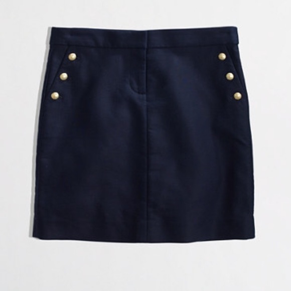 50% OFF -JCREW FACTORY BUTTONED DOUBLE-SERGE COTTO