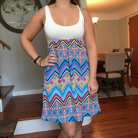 Aztec pattern sundress