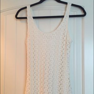 White/Ivory Crochet Dress