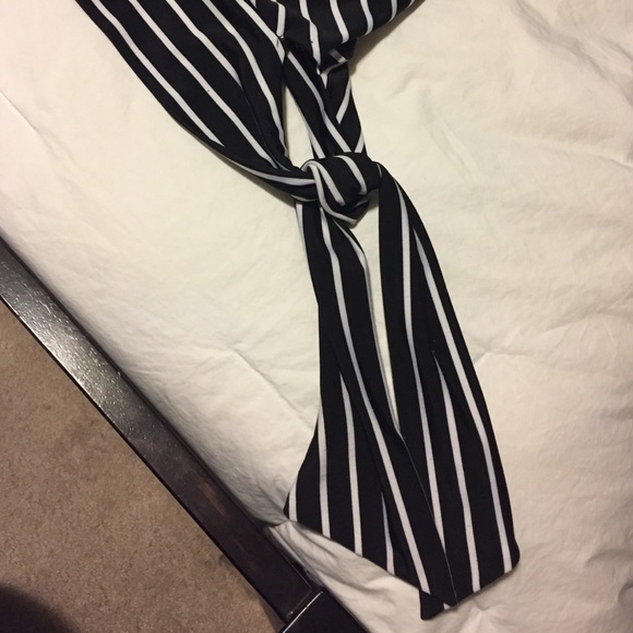 black and white striped shirt for $3 - Picture 2 of 2