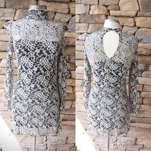 Lace long sleeve Bodycon dress