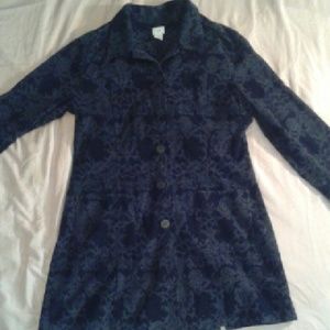 J. Jill Paisley Corduroy Jacket