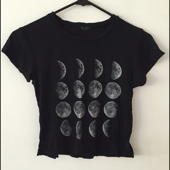 John Galt Moon Phases Crop Top