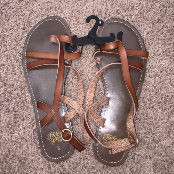 Faded Glory brown sandals