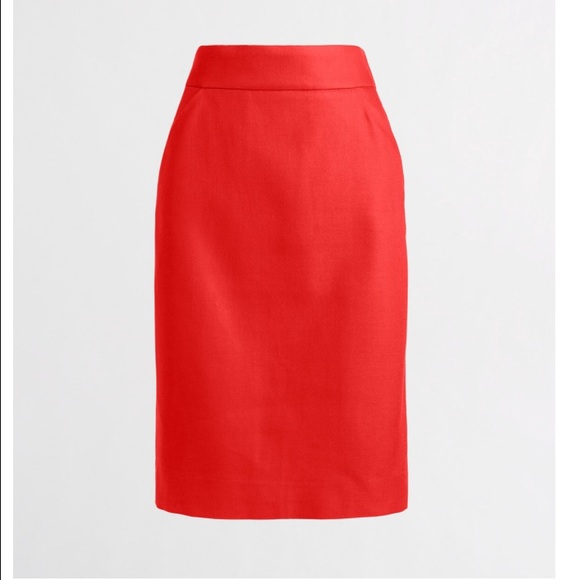 50% OFF -JCREW FACTORY PENCIL SKIRT IN DOUBLE-SERG