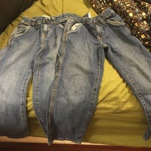 2 pairs of children's place size 7 utility jeans