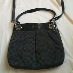 Black Coach crossbody