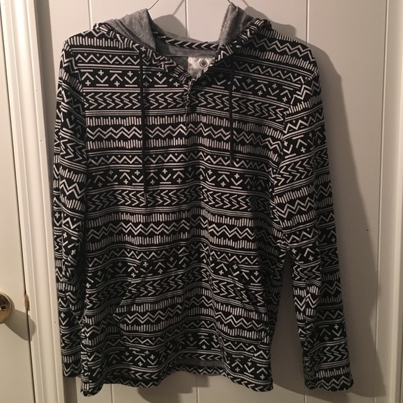 On The Byas Tribal Hooded Sweater