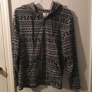 On The Byas Tribal Hooded Sweater