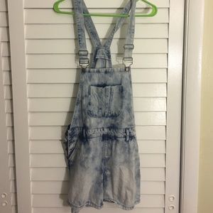 Acid wash overalls