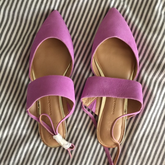 Banana Republic pink flats