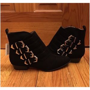 Forever 21 Buckle Booties