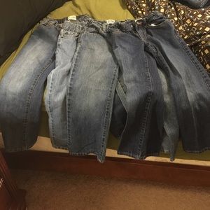 4 pairs of size 7 children's place boot cut jeans