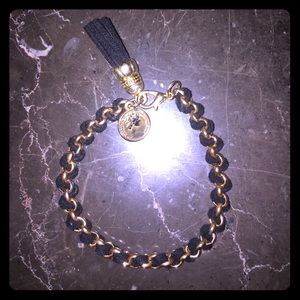 New gold and velvet bracelet