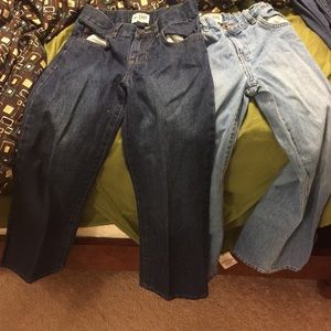 2 pairs of size 8 boot cut children's place