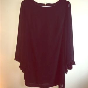 Little Black Dress with Dolman Sleeves