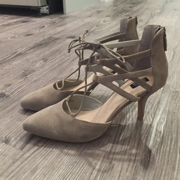 Saks Fifth Avenue Lace Up Heels
