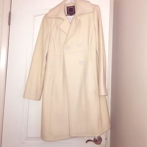 Cream colored coat