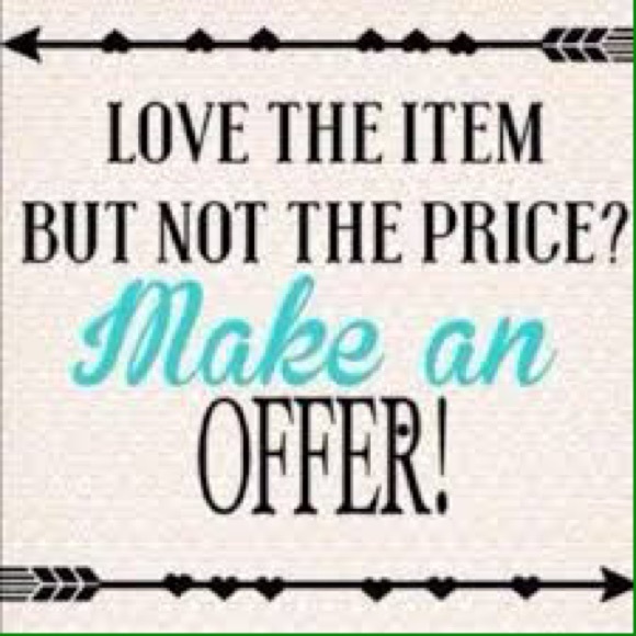 I accept reasonable offers! Don't be afraid to ask