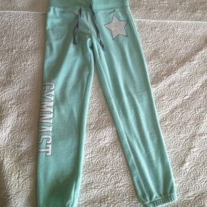 Super soft kids mint green sweat pants
