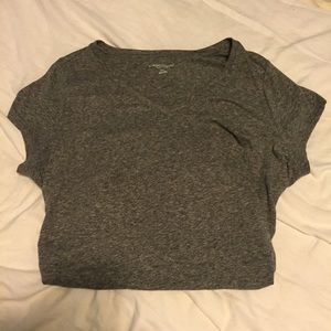 Liz Lange Gray Maternity T-Shirt