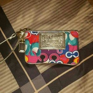 Authentic Coach Wristlet