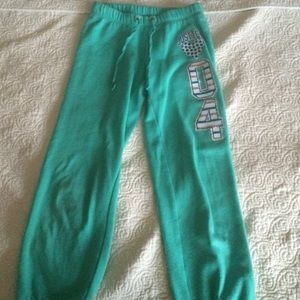 Blue green kids sweatpants