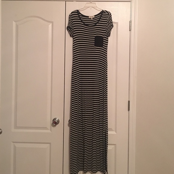 Striped maxi dress