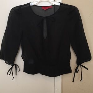 HUGO BOSS sheer top