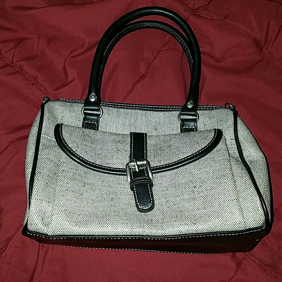 Cute Grey and Black Speckled Purse